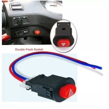 TOMBOL SAKLAR HAZARD SEIN MOTOR UNIVERSAL SAKLAR LAMPU HAZARD MOTOR