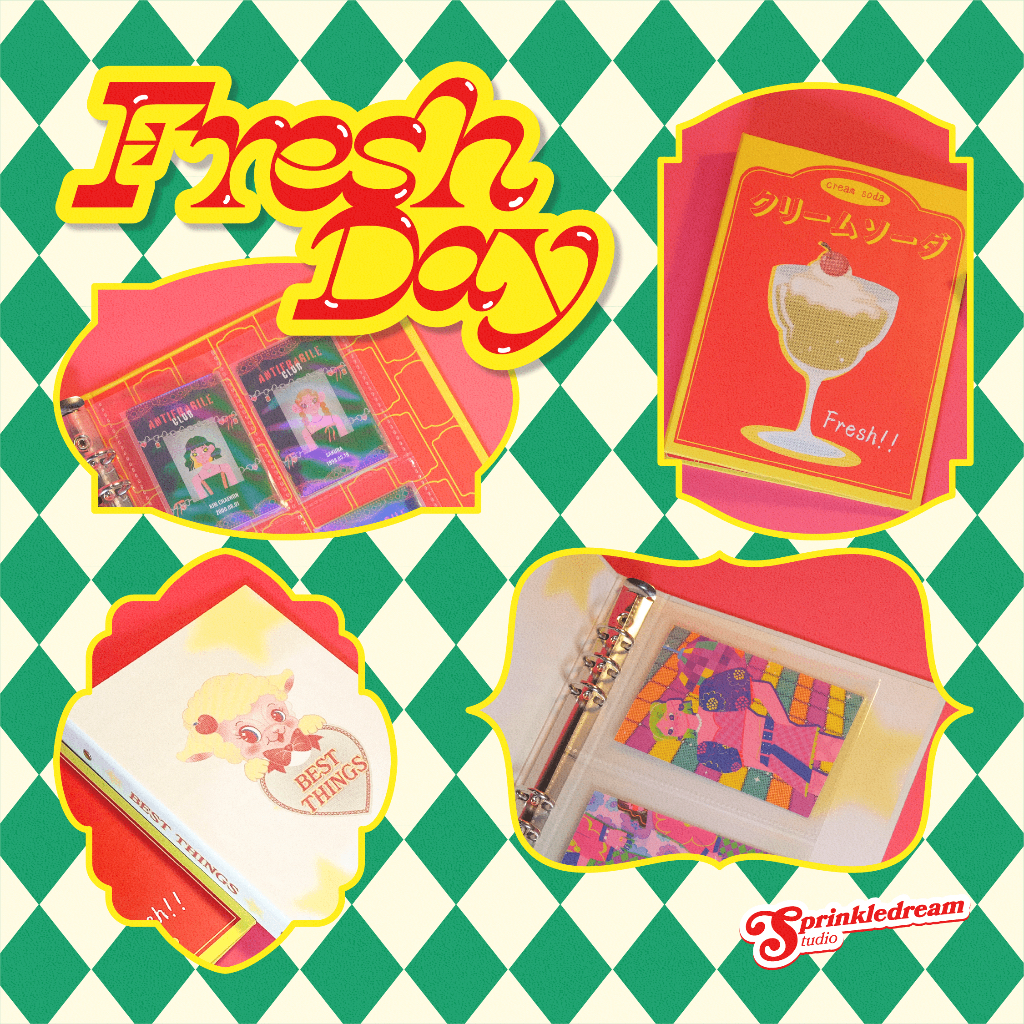 

A5 Hardcover Binder – Fresh Day by Sprinkledream Studio