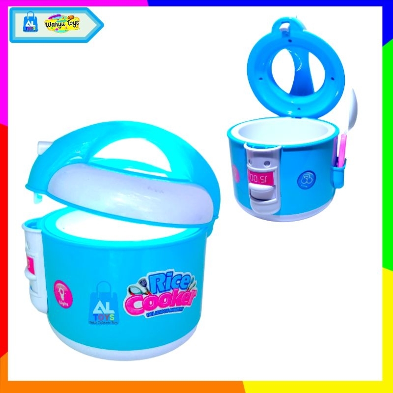 MAINAN MEJIKOM RICE CHOKER MEJICOM BATERAI MUSIC LAMPU MAINAN PENANAK NASI MAINAN ANAK PEREMPUAN KITCHEN SET FK118