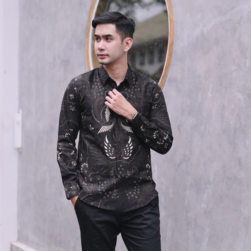 Sulthan Batik Pria Lengan Panjang Full Furing Baham katun primisima