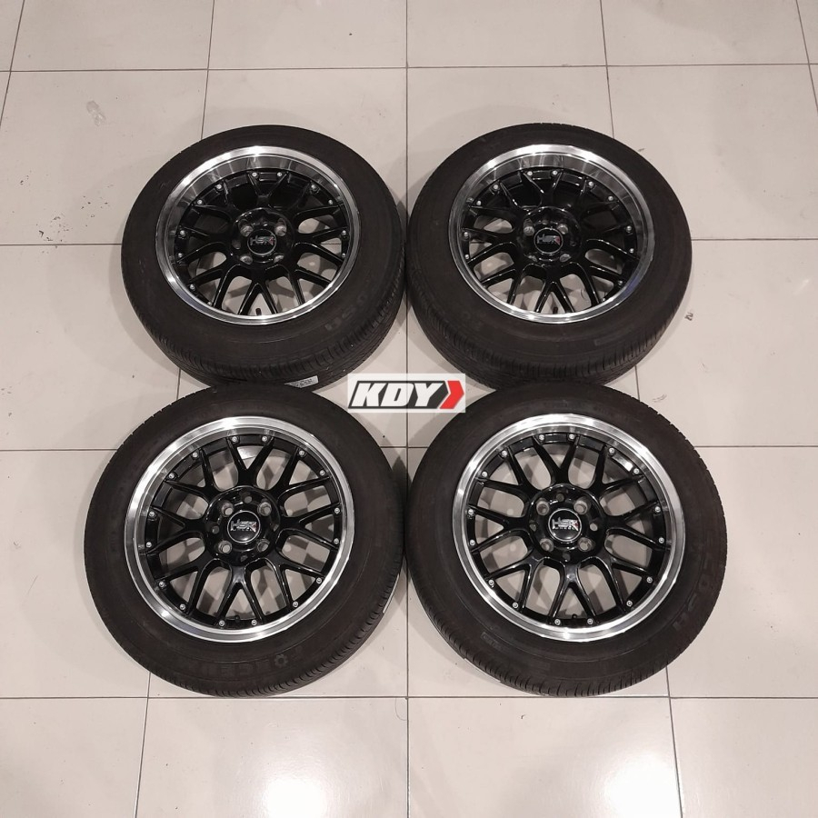 Velg Mobil Seken Ring 15 OITA HSR R15 Lebar 7-8 Baut 4 Offset 35 BAN 195 55 R15