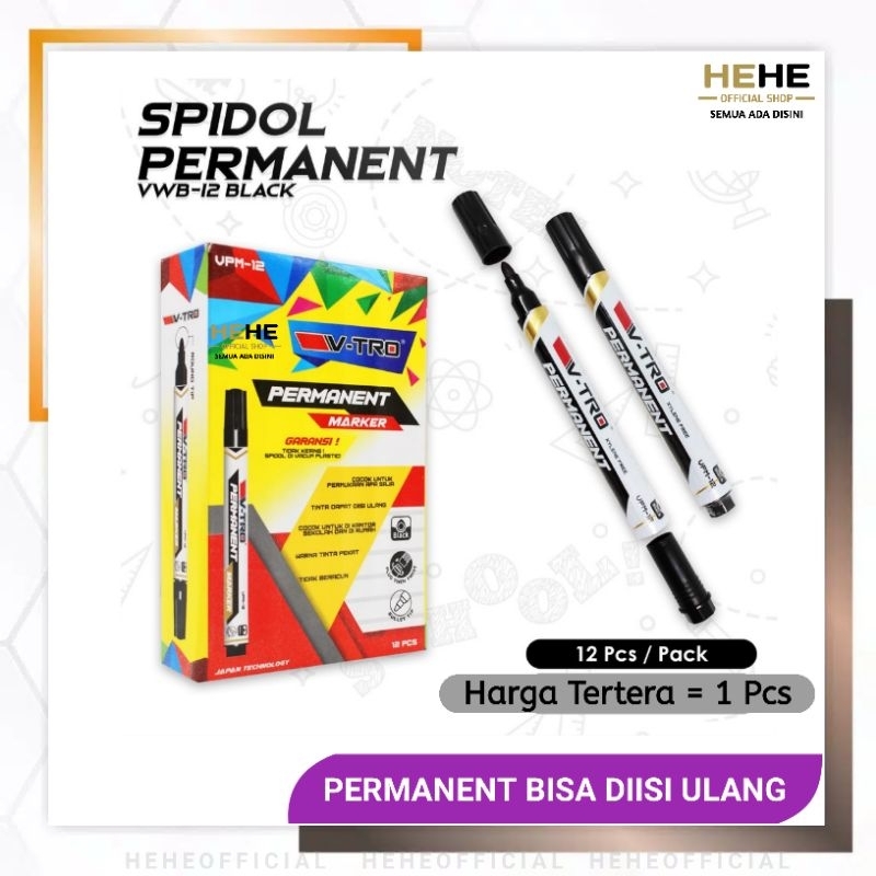 

Spidol Permanent Marker HEHE OFFICIAL