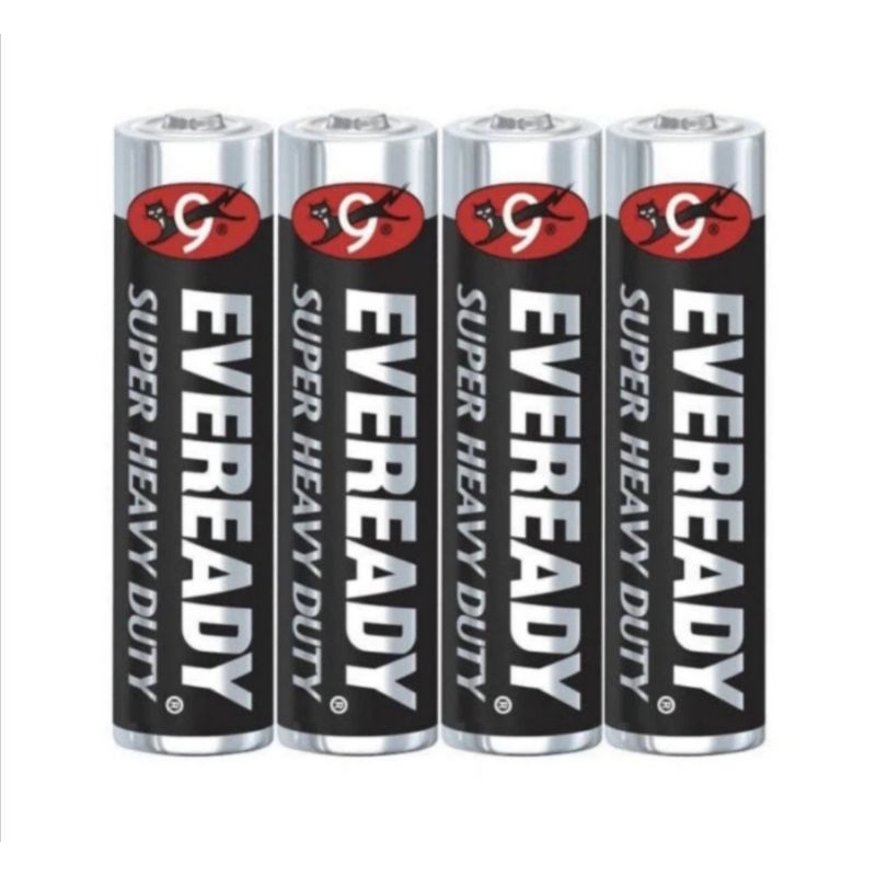 Baterai Eveready Hitam AA AAA 1 pak isi 4 pcs Batre