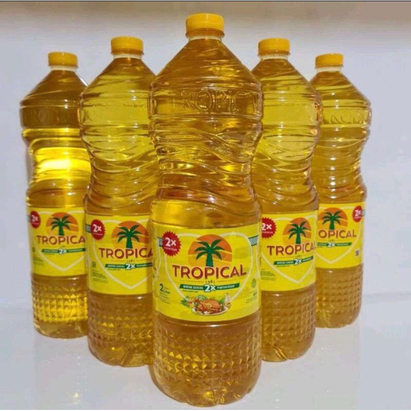 

MINYAK GORENG TROPICAL 2 LITER / MINYAK KELAPA SAWIT / MINYAK 2 LITER