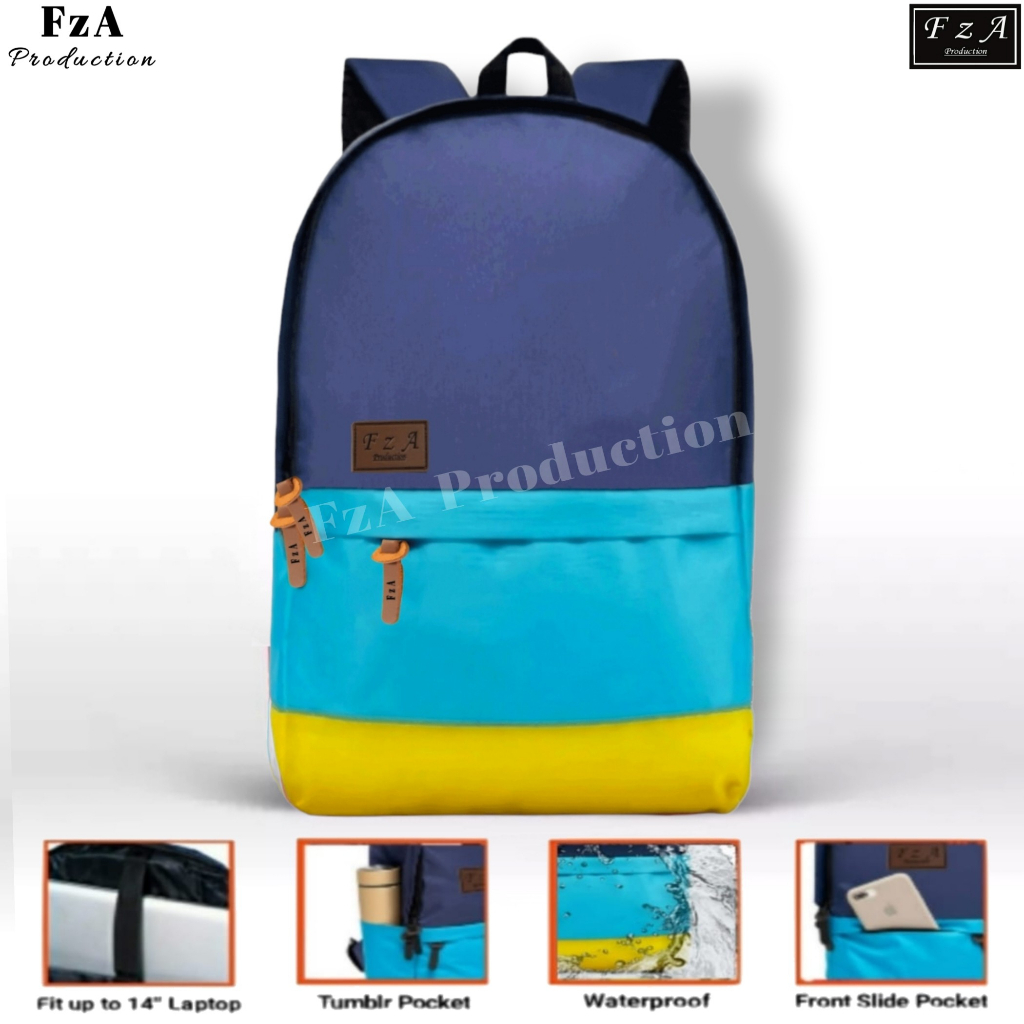 FzA Official - Tas Ransel Punggung Distro Casual Pria Wanita / Tas Ransel Laptop Backpack Original - NYSL