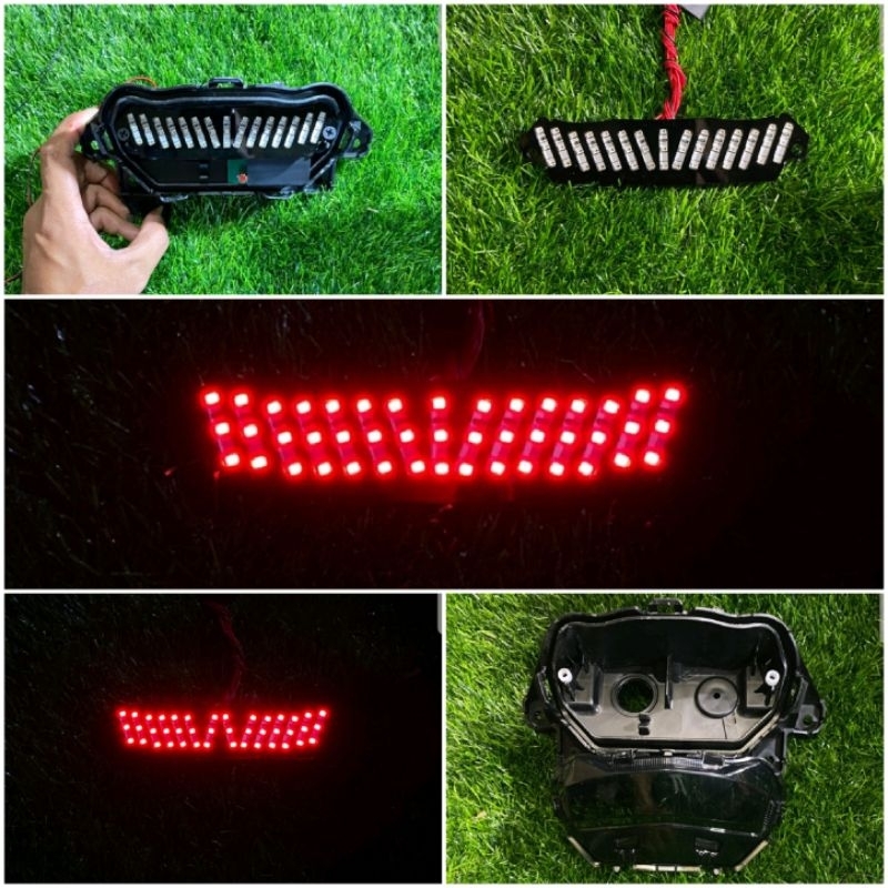 Lampu Led Stoplamp Running Yamaha Aerox 155 New Connected Led Lampu Rem Aerox 155 New Connected