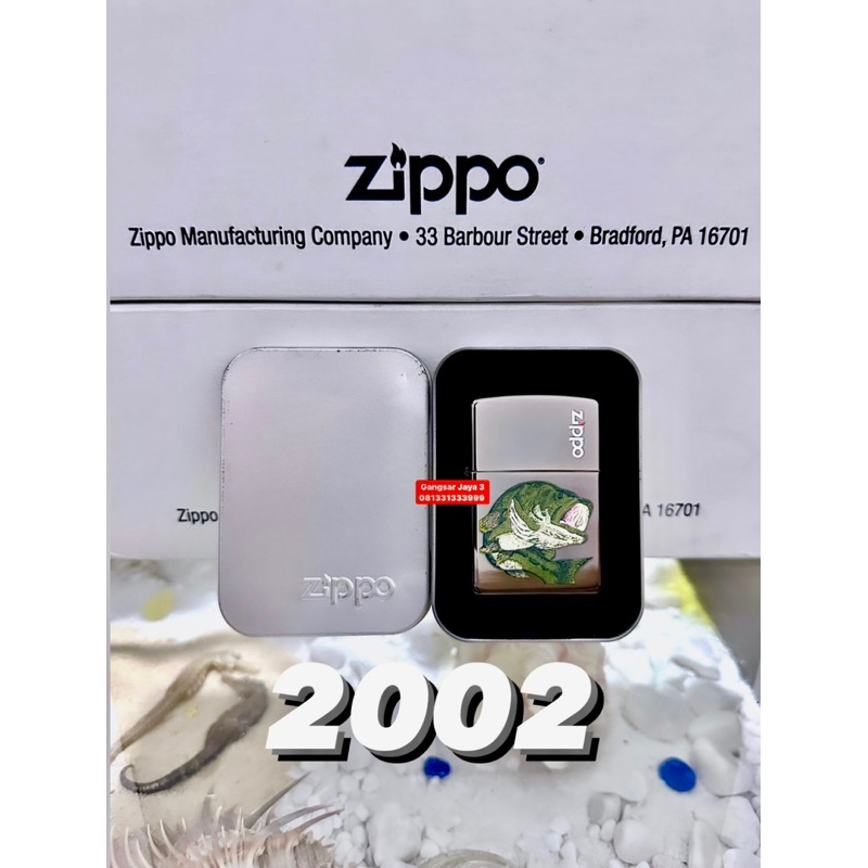 korek zippo original USA 20164 Fish 2002