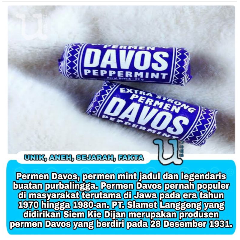 Permen Davos  (10 roll)
