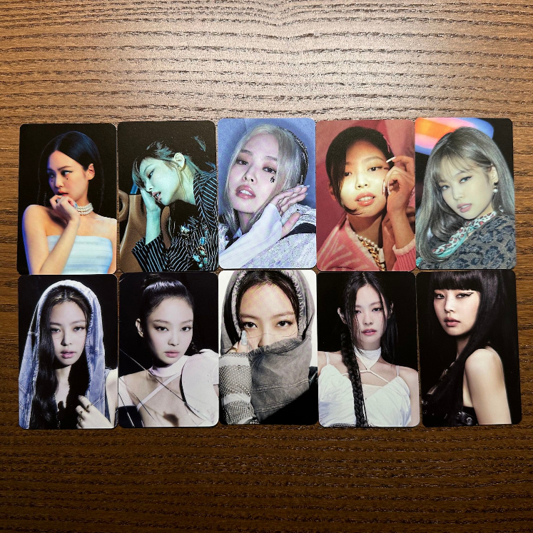 2 SET BLACKPINK PHOTOCARD PC OFFICIAL ORIGINAL 1 SET ISI 10 YG ENTERTAINMENT BLACK PINK JENLISA EXHI