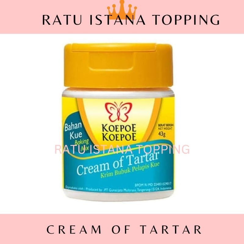 

CREAM OF TARTAR KOEPOE KOEPOE 43 GRAM KRIM BUBUK PELAPIA KUE