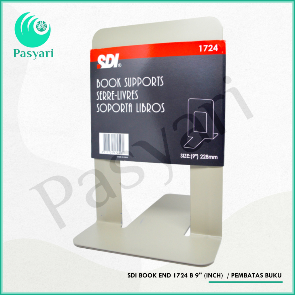 

SDI BOOK END 1724 B 9" (INCH) / PEMBATAS BUKU