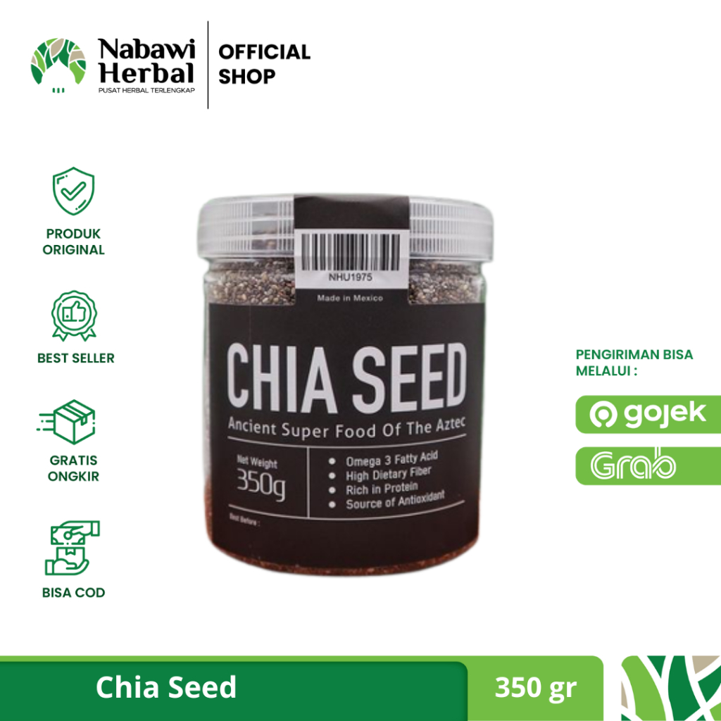 

Organic Black Chia Seed Mexico 350gr | Chia Seed Hitam Organik