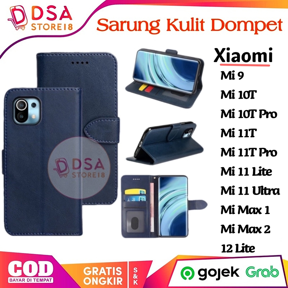 Case Xiaomi 12 Lite / Casing Xiaomi 11 Lite / 11T Pro 10T  11 Ultra Mi Max 2 1 Leather Case Flip Cov