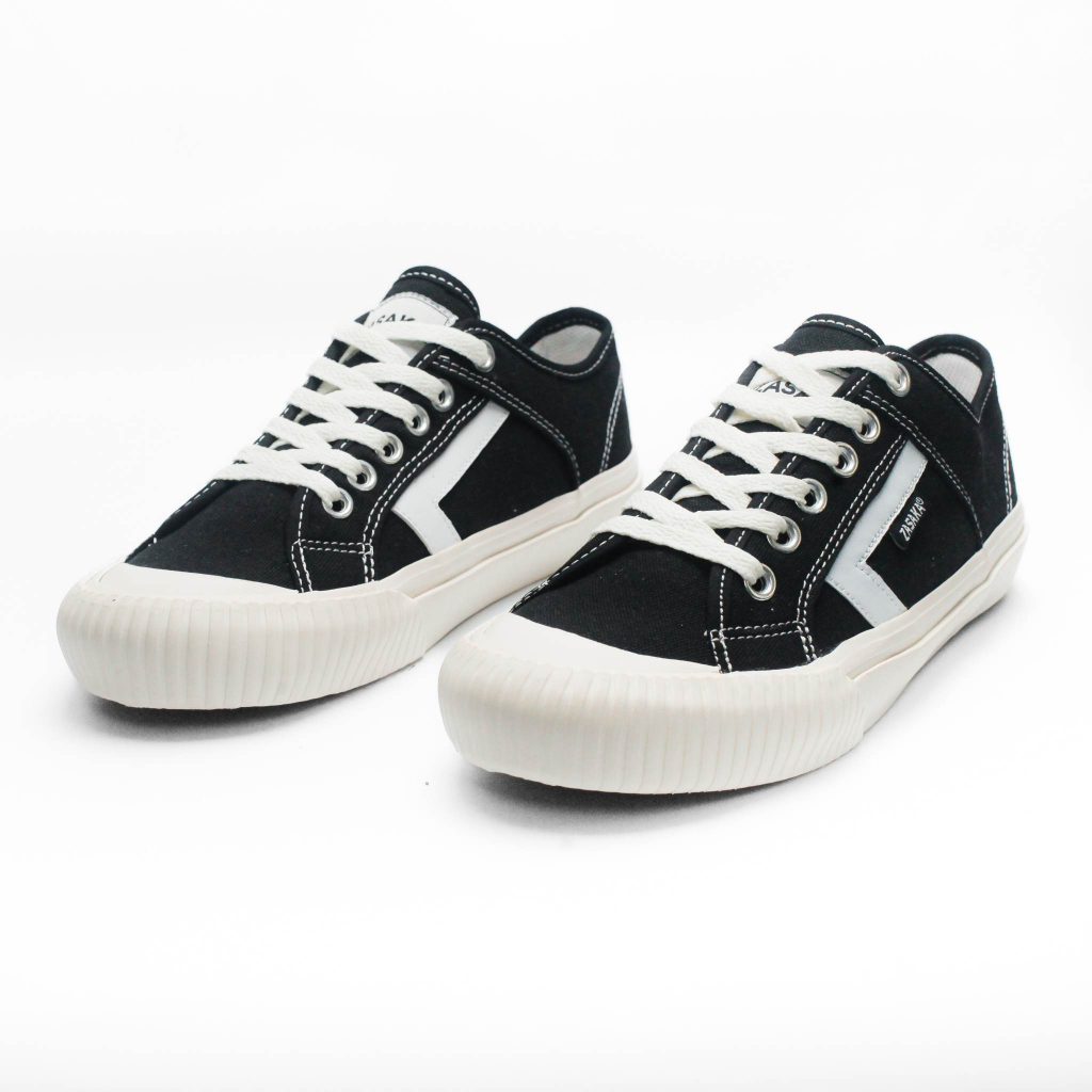 Zasaka - Sepatu Mandalungan Hitam Sneakers Casual Pria