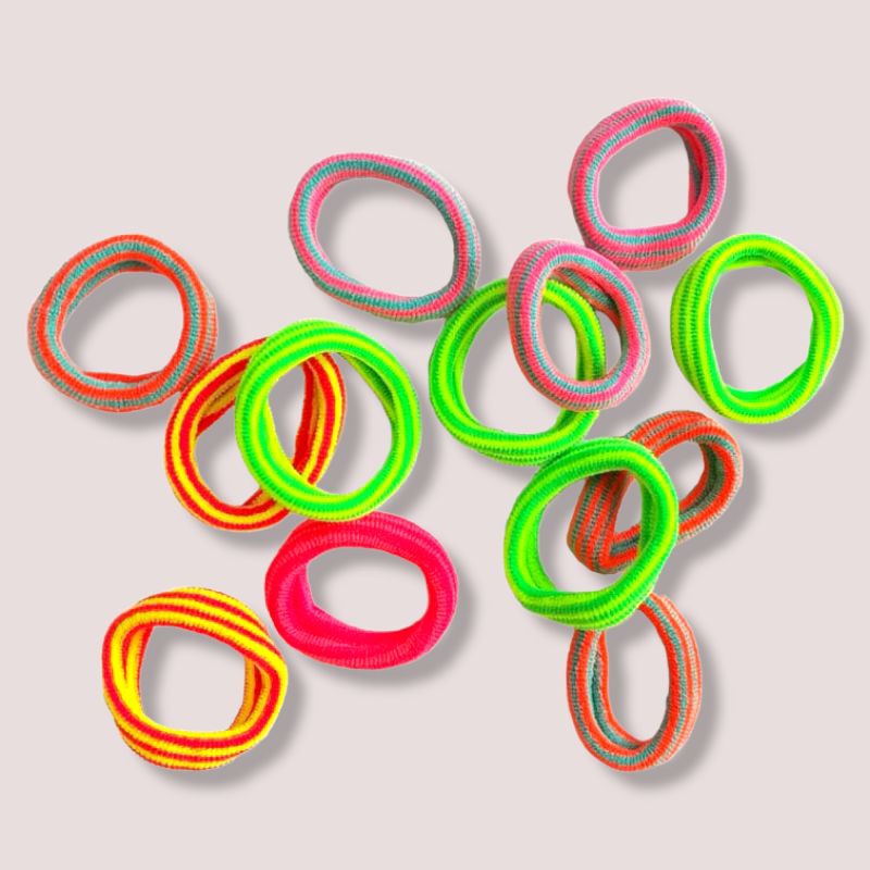 Ikat Rambut Donat Mini / Kuncir Donat Harga Untuk Perpack (+- 50 Pieces)
