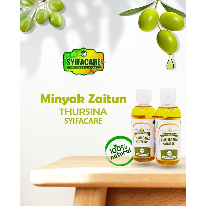 Minyak Zaitun Thursina Syifacare 60 ML Tursina Extra Virgin Olive Oil POM Original Asli