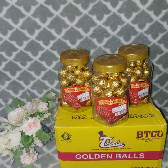 

TOBELO Golden Balls (Cokelat Bola)