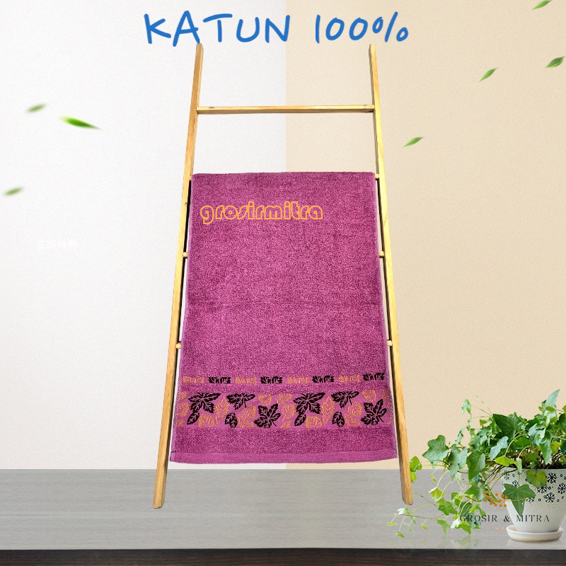 Handuk Mandi Handuk Katun Handuk Dewasa Bayi Baby Kamar Mandi Handuk 50X100CM Daun