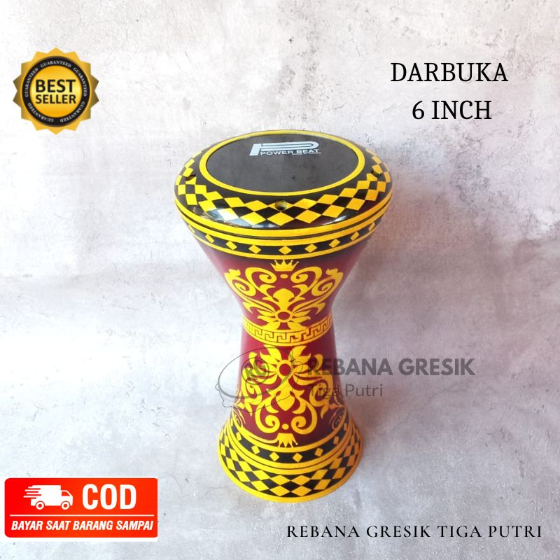 Darbuka Hadroh Ukuran 6 inch