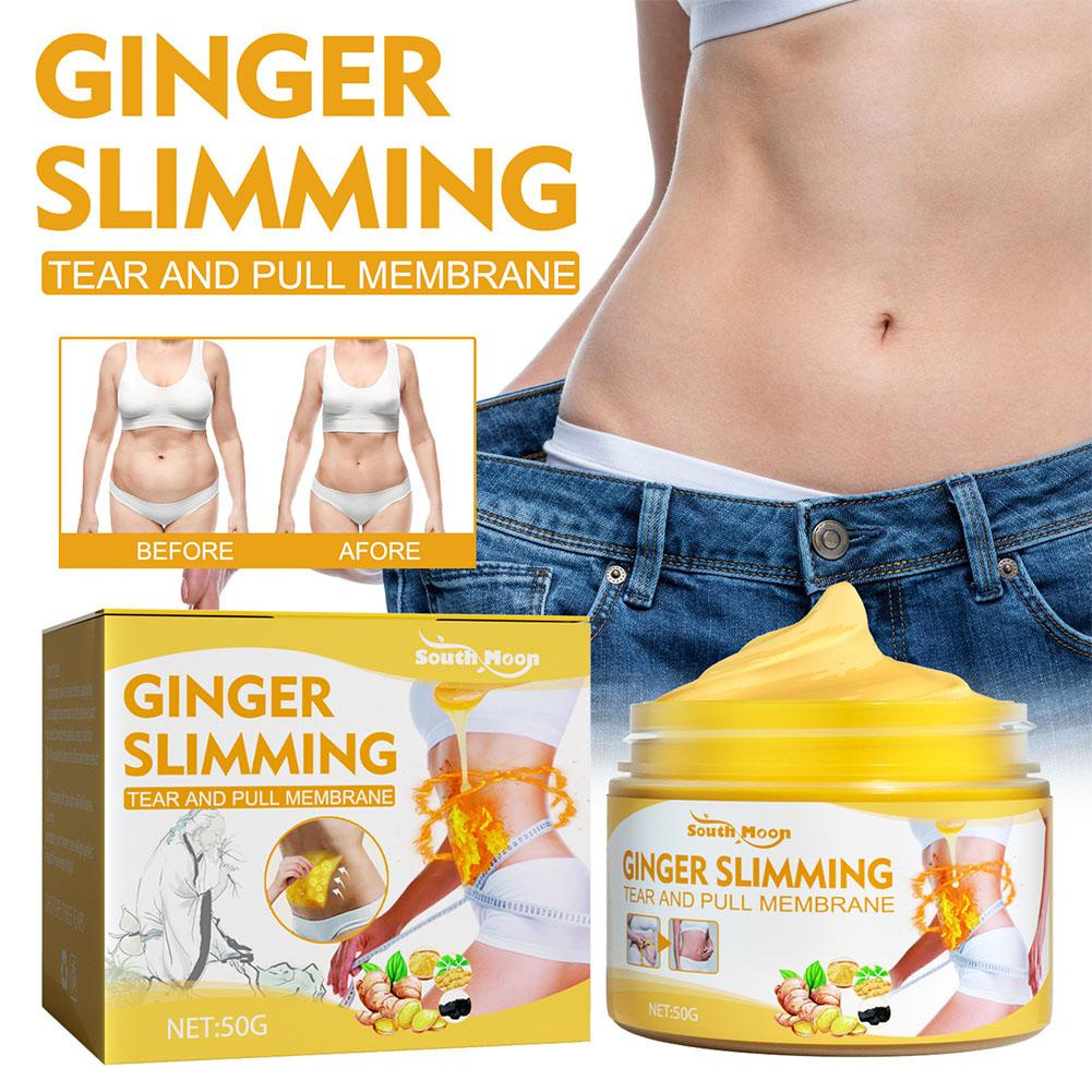 Ginger Slimming Cream / Krim Pelangsing Jahe Krim Pembakar Lemak Pembentukan Otot 50g