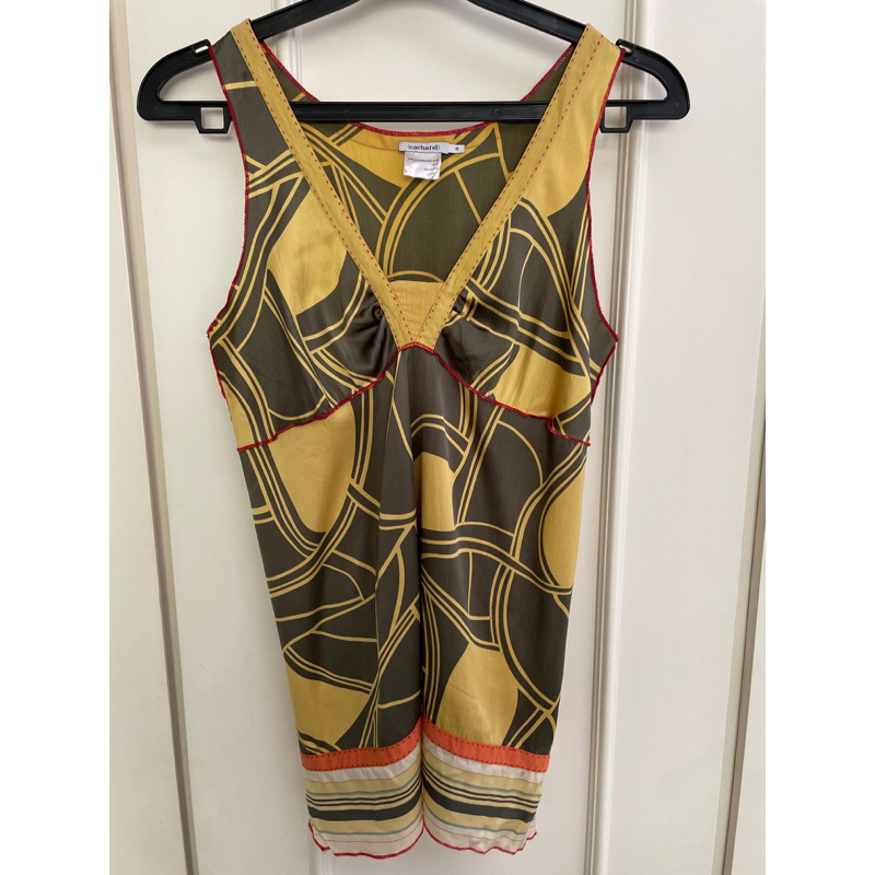 Original CACHAREL Blouse sleeveless silk sz38