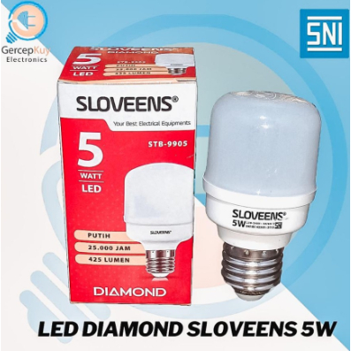 Lampu LED Capsule Diamond SLOVEENS 5 Watt PUTIH