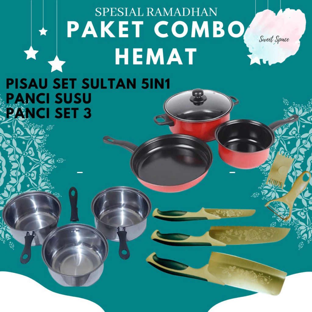 PAKET COMBO HEMAT RAMADHAN DAPUR 3 [SWEETSPACE]