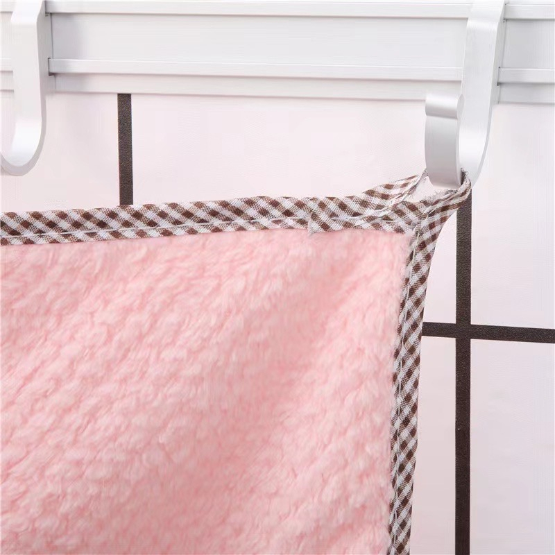 Kain Lap Tangan Gantung Microfiber Coral - Hand Towel - Kain lap dapur - Kain lap serbaguna Anti minyak