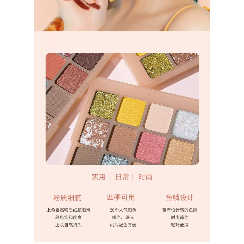 Lameila EYESHADOW PALETTE KOREA LENGKAP 20 WARNA LM- 5103