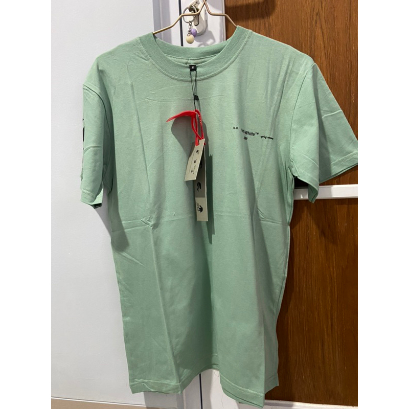 Off-White T-Shirt Green
