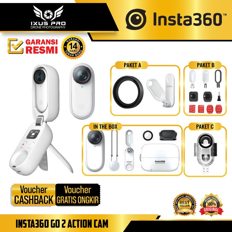 Insta360 GO 2 / Insta 360 GO 2 Action Camera Resmi