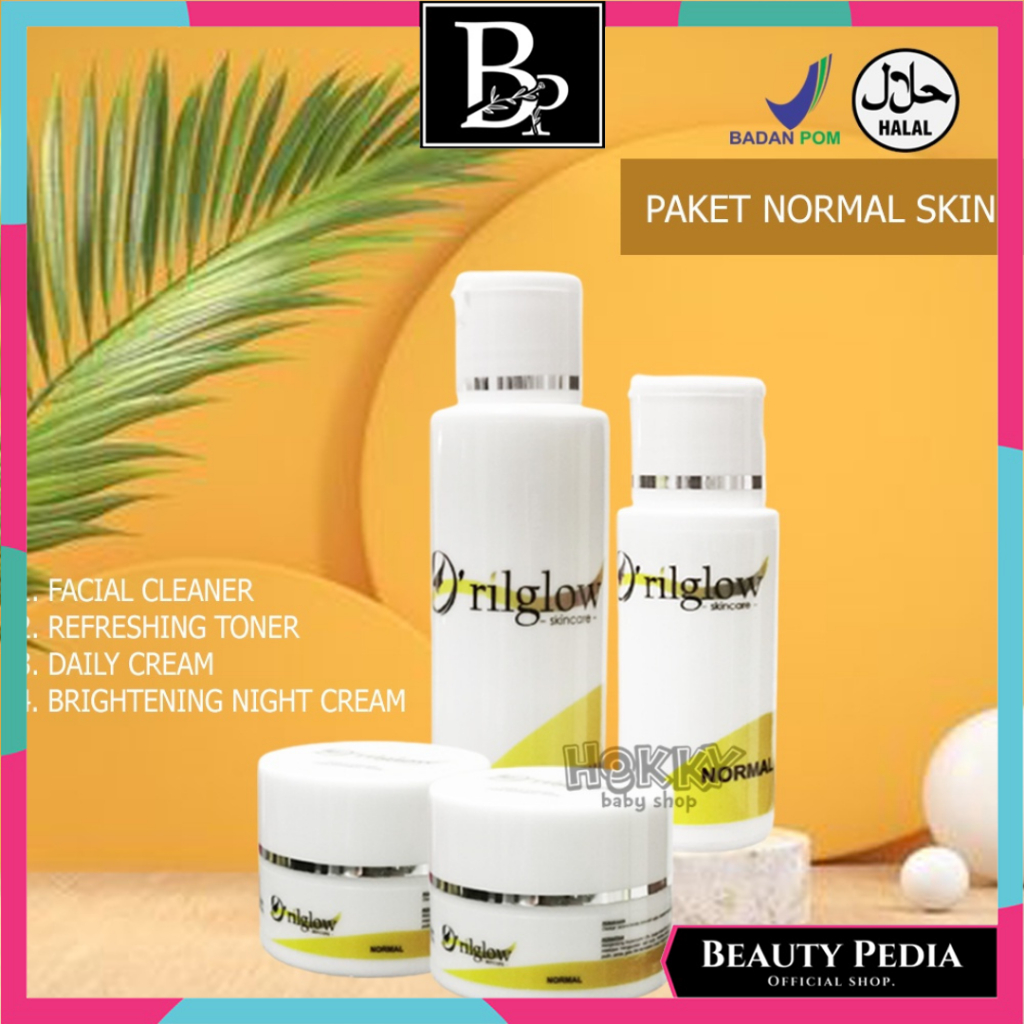 ✨ Beauty Pedia ✨ Drilglow Original Paket Skincare Perawatan Wajah Glowing Paket Acne D'Ril Glow Bpom