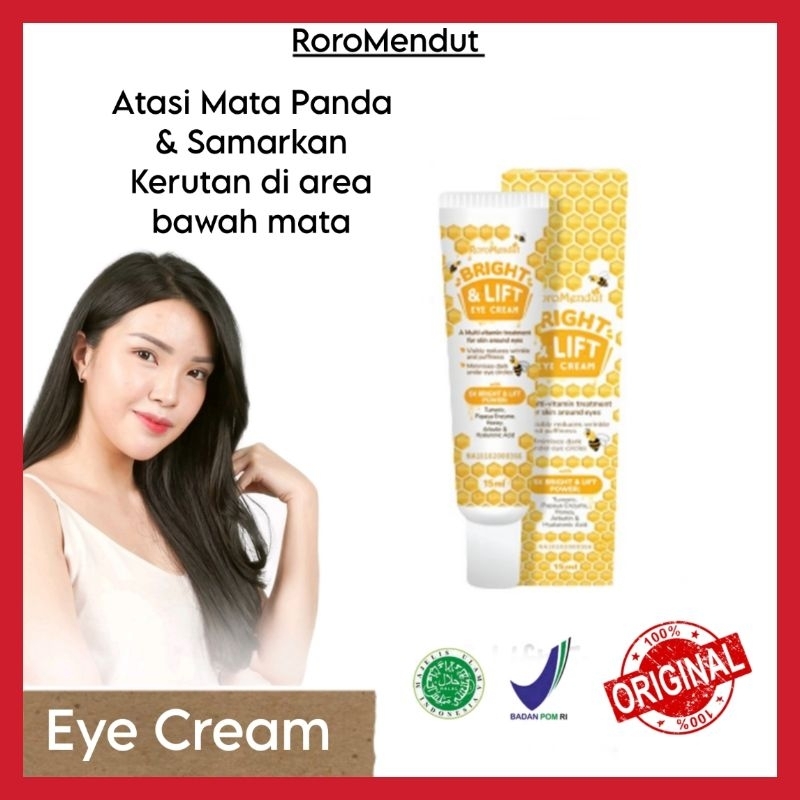 Bright & Lift EYE Cream Roromendut / krim mata Roro Mendut