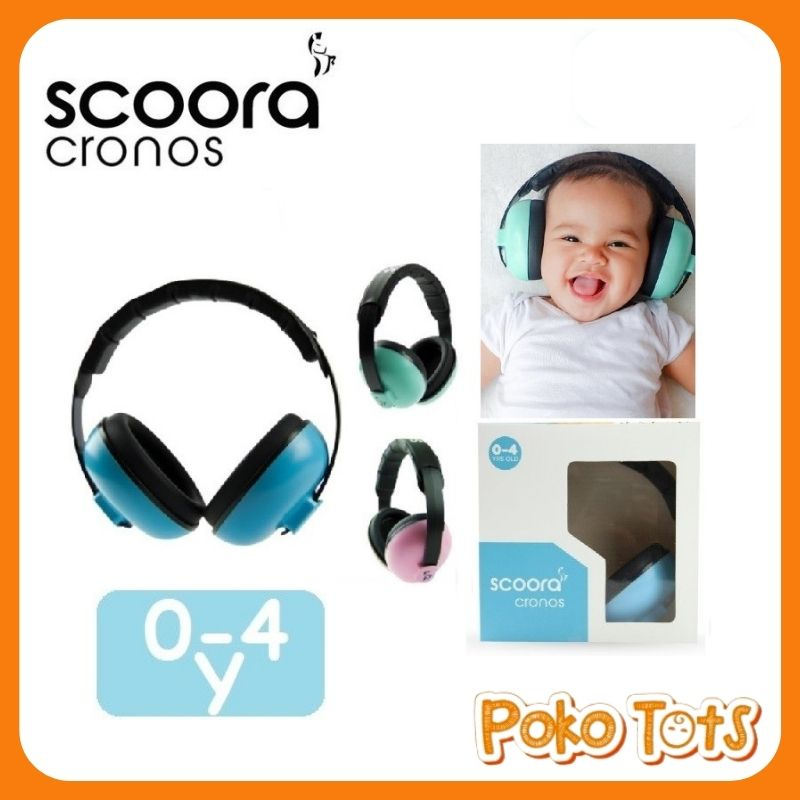 Scoora Cronos Baby Earmuff Penutup Telinga Bayi Pelindung Telinga Bayi Headband Bayi WHS