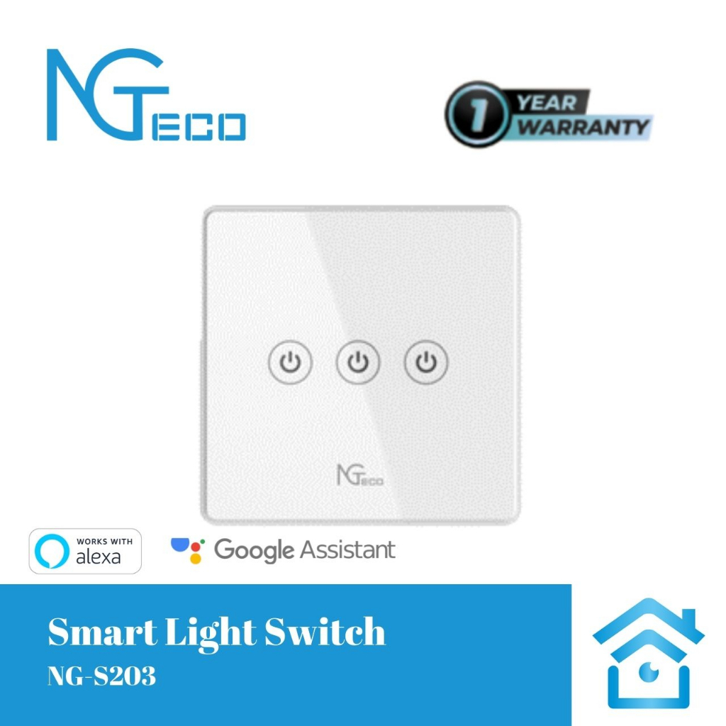 NGTeco NG-S203  Smart Light Switch Saklar