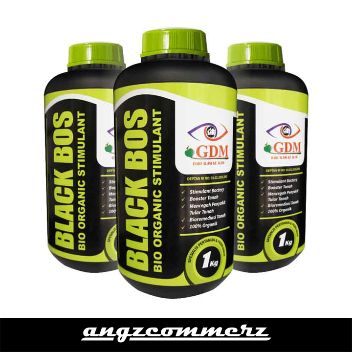 Pupuk GDM Organik Black BOS Suplemen Organik Cair 1 Kg