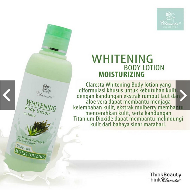 Claresta Whitening Body Lotion 200ml