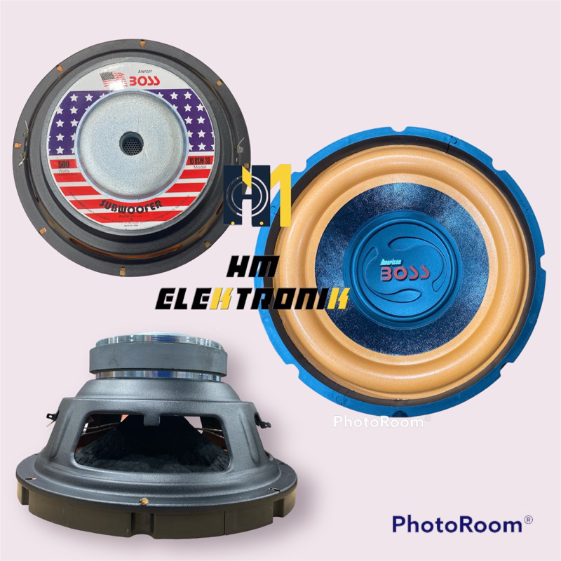 Speaker American Boss Subwoofer 10 inch 500watt