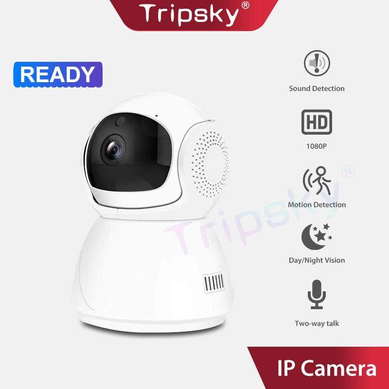 ORIGINAL (VVN) TRIPSKY Y01 SMART INDOOR WEBCAM INDOOR CCTV KAMERA WIFI 1080P SUPPORT PZT TWO-WAY