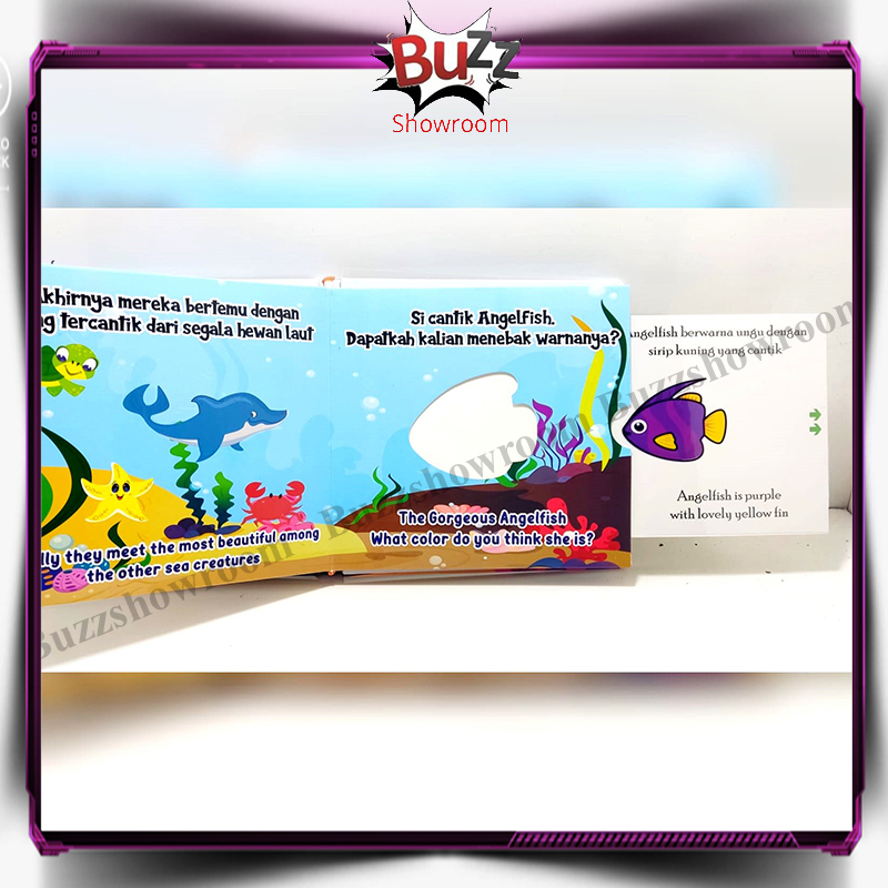 The Ocean Magic Color Book Buku Cerita Anak Balita Belajar Warna Bayi