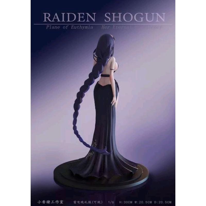 Raiden Shogun Baal Dress Plane of Euthymia Kostum Cosplay Costume