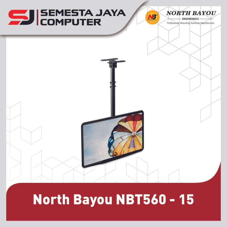 North Bayou NBT560 Bracket TV Ceiling Atap NBT560-15 / NBT 560