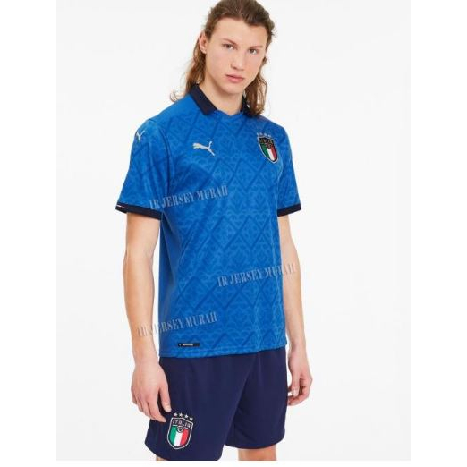 SETELAN JERSEY BOLA NEGARA ITALIA HOME 2020 2021 1 SET