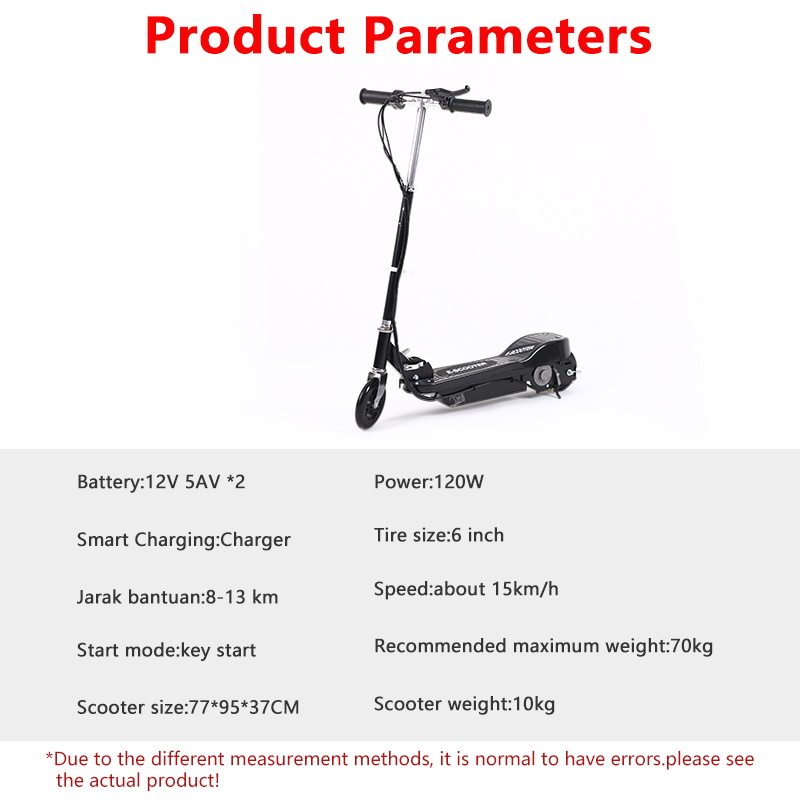 Scooter Listrik Anak Lipat Scoter Listrik Dewasa Garansi 1 Tahun