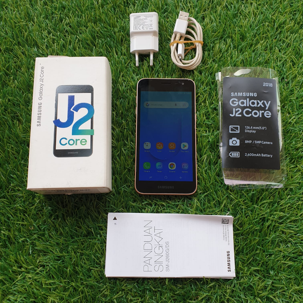 HANDPHONE SAMSUNG J2 CORE 1/8GB HANDPHONE SECOND HP SEKEN HP BEKAS HP MURAH