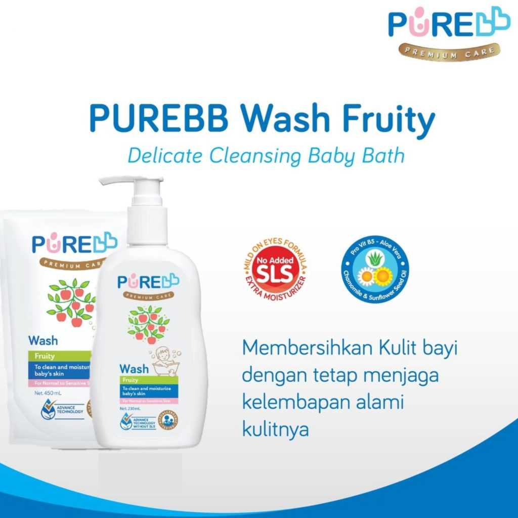 Pure Baby Wash / Sabun Mandi Bayi (Ready Varian Ukuran dan Aroma)