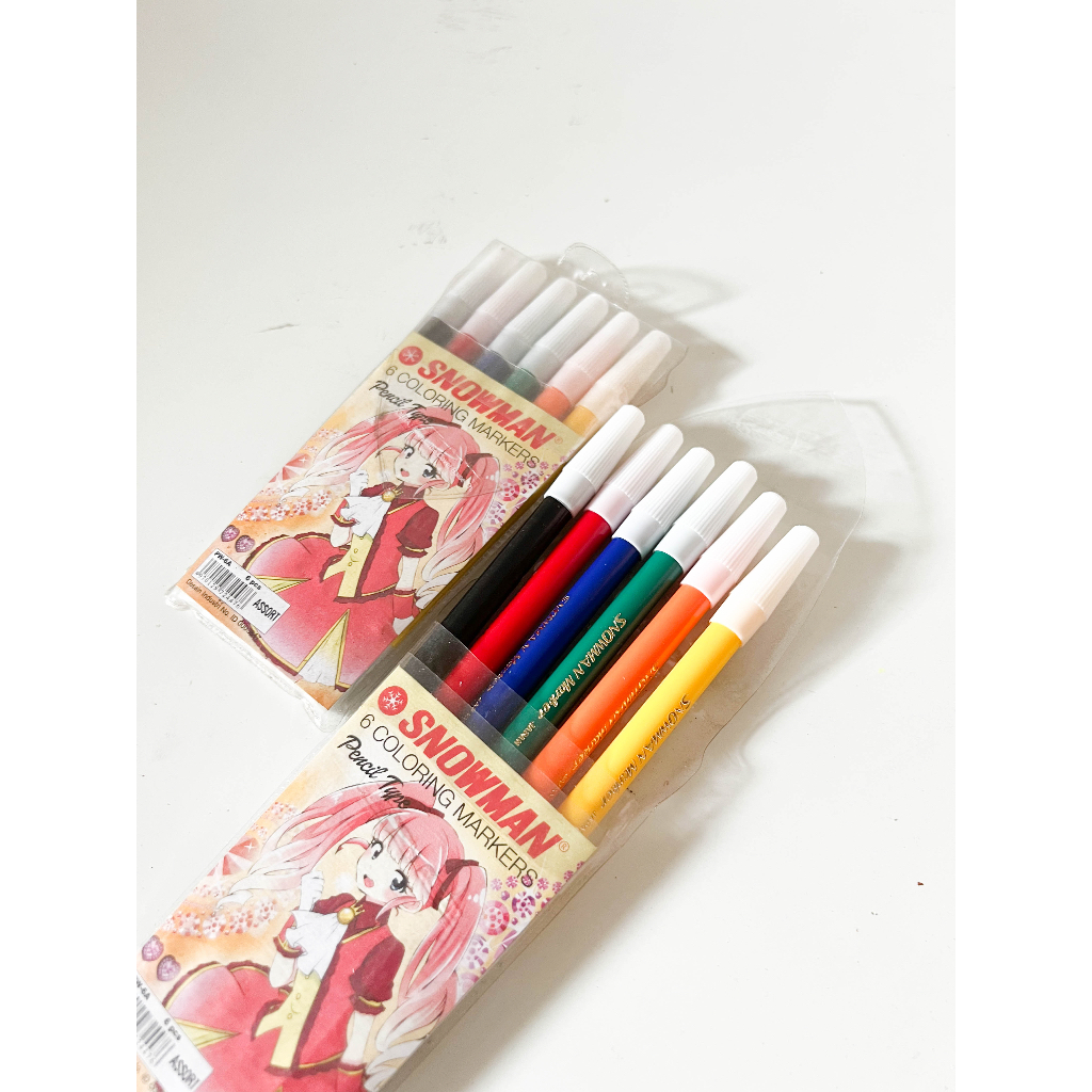 

Spidol SNOWMAN Coloring Marker 6 Warna