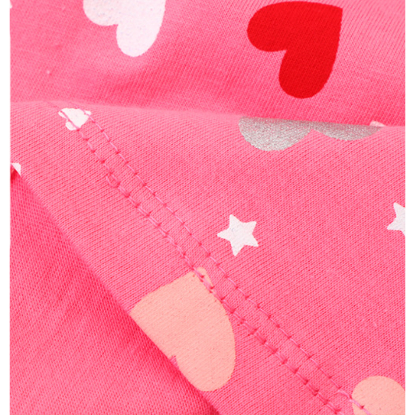 babyfit [3-8thn] dress BURSTING LOVE gaun lengan panjang anak perempuan import ydm-0404