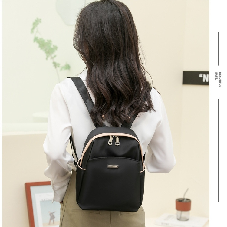 TAS RANSEL WANITA PREMIUM ANTI AIR BACKPACK GENDONG PUNGGUNG IMPORT KEKINIAN SEKOLAH KULIAH KERJA MURAH REMAJA CEWEK BATEMI HITAM TA785B5 KOREA TERBARU SIMPLE BRANDED BATAM