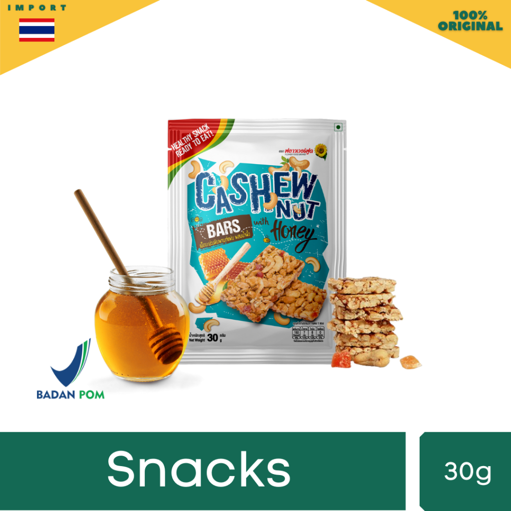 

Flower Food Nuts with Honey - Snack Bar rasa Madu